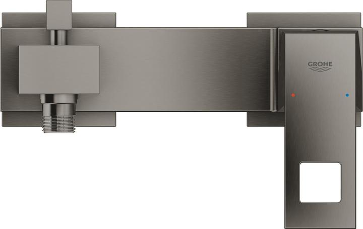 Image du produit Grohe Mitigeur bain/douche EUROCUBE 1/2 pouce dur graphite brossé