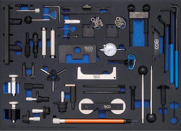 BGS Tool Tray 3/3: Engine Timing Tool Set for Ford, VAG, Mazda, Volvo