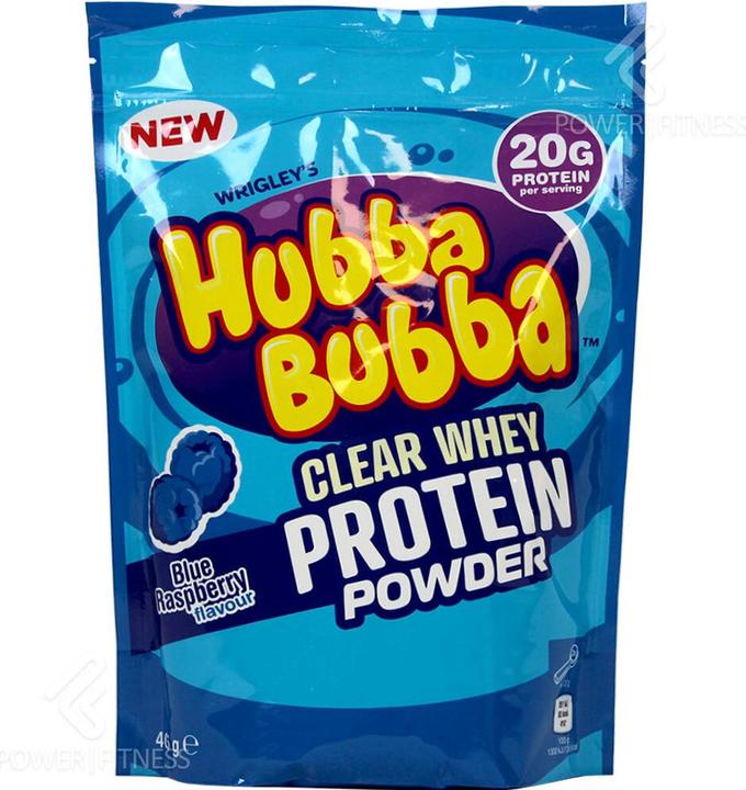 Actual product image Hubba Bubba Clear Whey (Blue Raspberry, 1 pcs., 405 g)