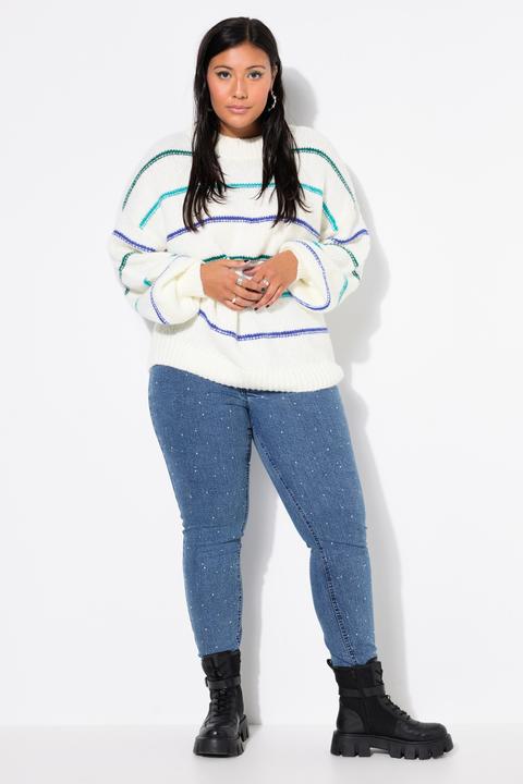 Immagine prodotto Studio Untold Skinny jeans dal taglio aderente con cinque tasche e applicazioni (50)