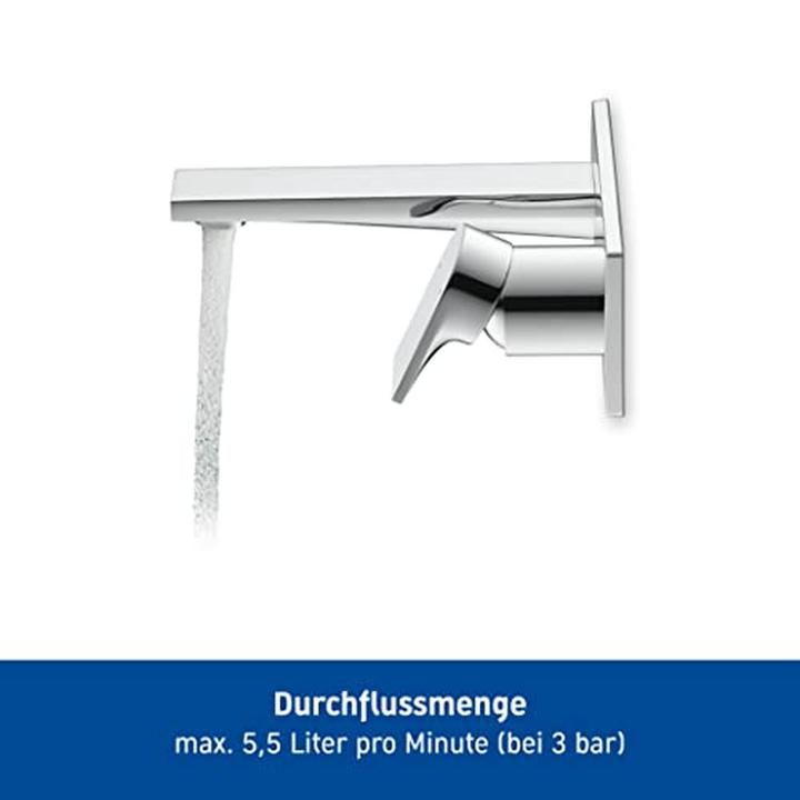 Produktbild Duravit Einhebel-Waschtischmischer Tulum Unterputz, Ausladung 171mm chrom