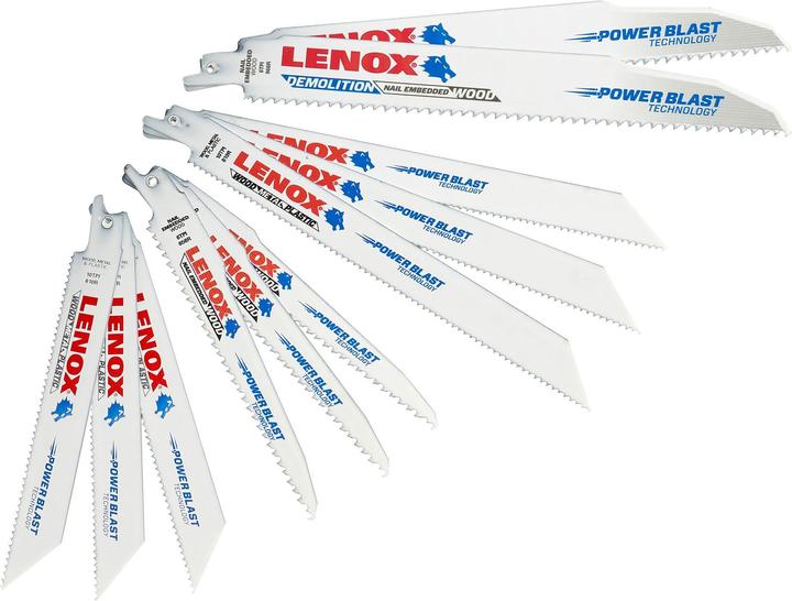Actual product image Lenox Chisel saw blade set wood 13 pcs