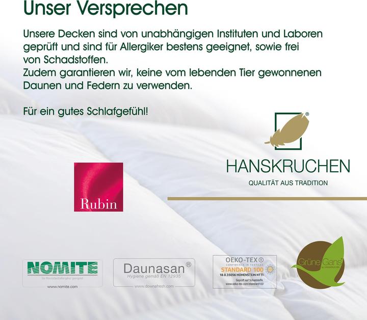 Actual product image Hanskruchen Rubin (1.42 g, 240 x 220 cm)