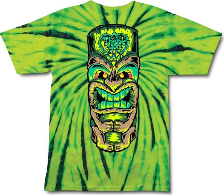 Actual product image Thank You Tiki Tye Die T-Shirt (M)