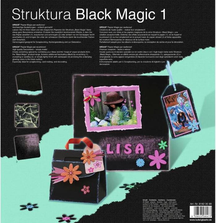 Produktbild Ursus Fotokarton Struktura 30.5 x 30.5 cm, 220 g/m², 20 Blatt (30.5 x 30.5 cm)