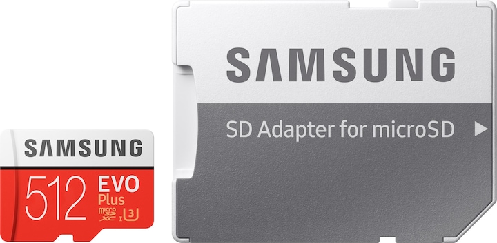 Produktbild Samsung Evo+ microSD UHS-I (512 GB, microSDXC, U3, UHS-I)