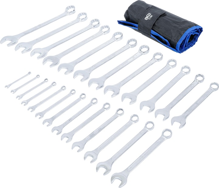 Actual product image BGS Combination Spanner Set 6 - 32 mm 25 pcs. (32 mm, 18 mm, 11 mm, 12 mm, 20 mm, 19 mm, 27 mm, 15 mm, 13 mm, 25 mm, 6 mm, 21 mm, 7 mm, 14 mm, 29 mm, 8 mm, 10 mm, 30 mm, 23 mm, 26 mm, 22 mm, 17 mm, 28 mm, 9 mm, 16 mm, 24 mm, 31 mm)