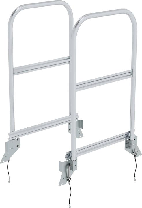 Produktbild Günzburger Geländer steckbare Ausführung für Podesttreppen beidseitig begehbar (Gerüst, 80.70 cm)