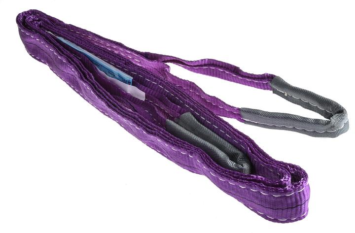 Image du produit RS PRO Sangle de levage, sangle Violet, 50mm x 3m, 1t