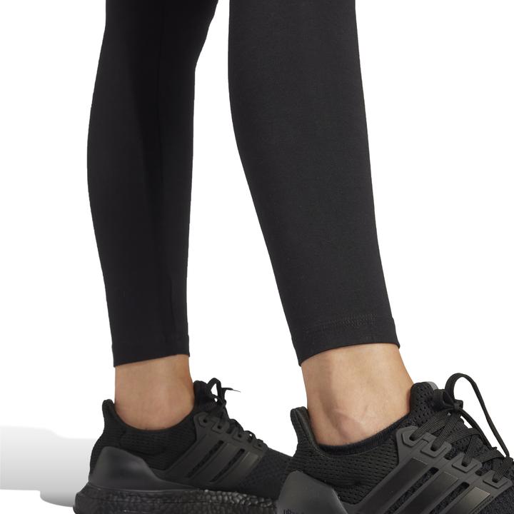 Actual product image Adidas Damen Essentials LINEAR Cotton Leggings, Black/White, XL (XL)