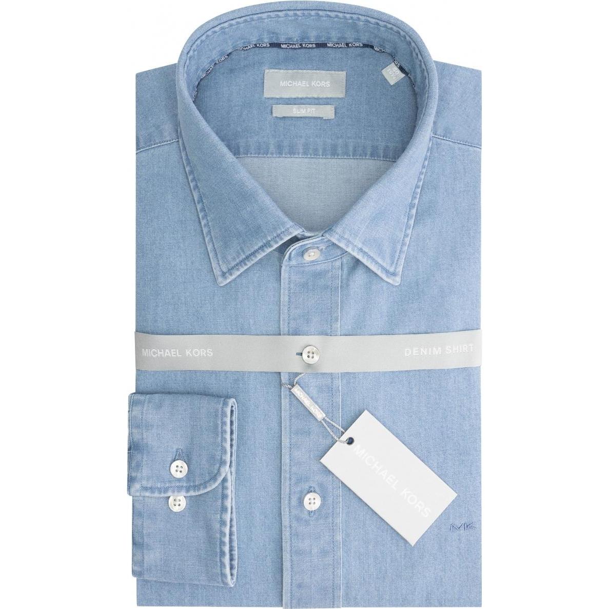 Thumbnail - Michael Kors, Herren, Hemd, hemd, Blau, (41)
