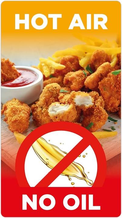 Actual product image Concept FR3500 Deep Fryer One/One(s) Self-contained Hot Air Fryer, Metallic