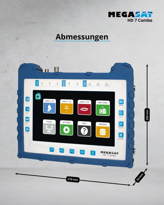 Immagine prodotto Megasat HD 7 Combo Antenna Meter (Tecnologia di misura)