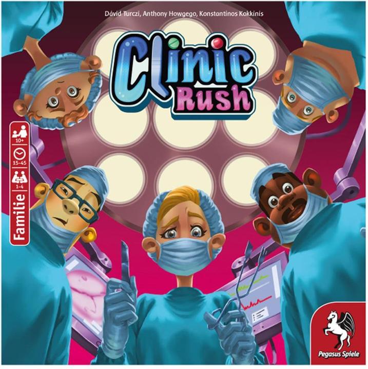 Productafbeelding Pegasus 51231G - Clinic Rush - Bordspel, voor 1-4 spelers vanaf 10 jaar (EN editie) (Duits)