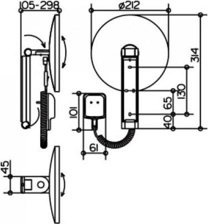 Productafbeelding Keuco Cosmeticaspiegel iLook move