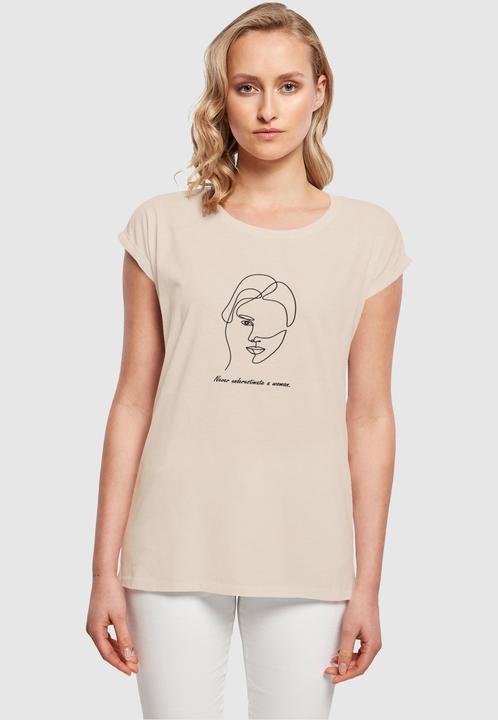 Produktbild Merchcode Ladies WD - Woman Figure Extended Shoulder Tee - 117161 (M)