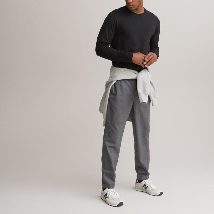Produktbild La Redoute Collections Shirt mit rundem Ausschnitt (L)