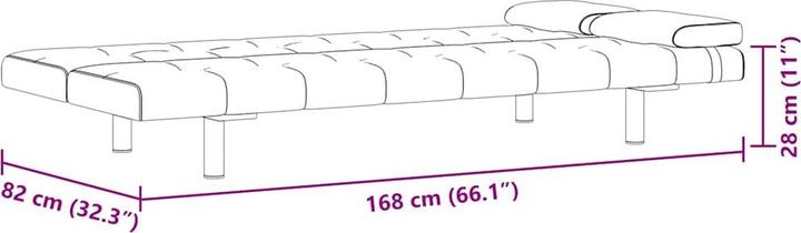 Produktbild vidaXL Schlafsofa