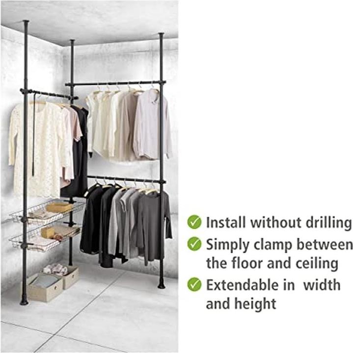 Actual product image Wenko Herkules Duo telescopic system