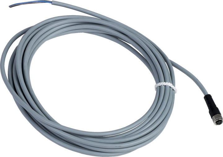 Schneider Electric XZ pre-wired socket, straight, M8, 3- XZCPV0566L5