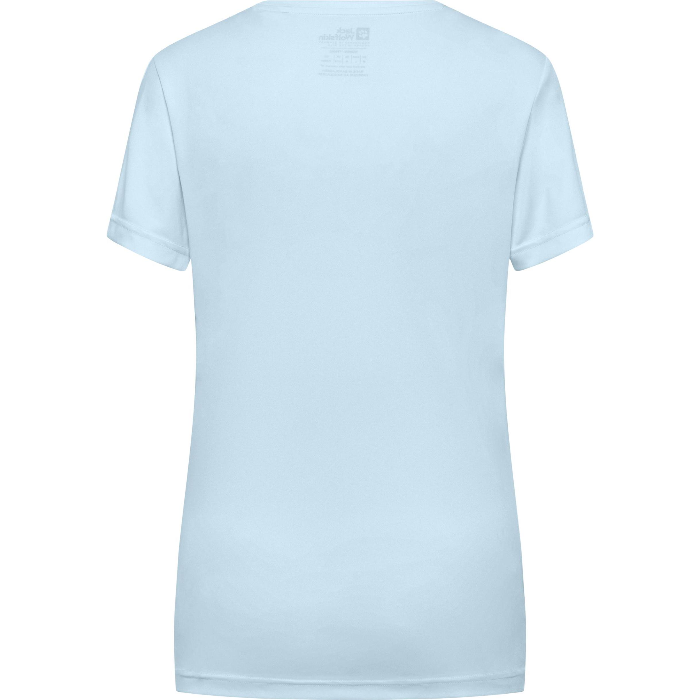 Thumbnail - Jack Wolfskin, Damen, Sportshirt, Tech T W (XXL), Blau, XXL