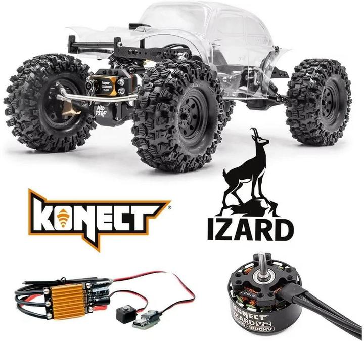 Produktbild Hobbytech Kit CRX2 MadPerf + Combo Izard 80 -1800Kv