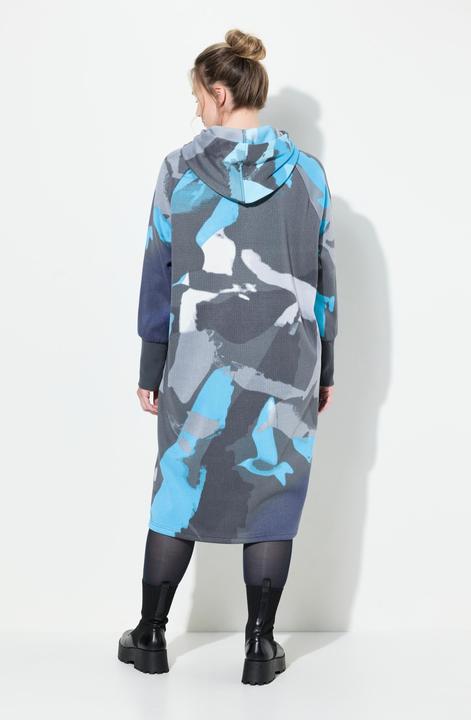 Actual product image Laurasøn Oversized Long-sleeve Hooded Sweatshirt Dress (3XL)