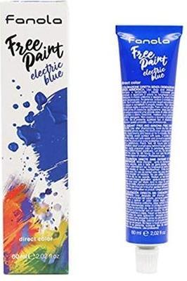 Actual product image Fanola Vopsea semipermanenta Free Paint Electric Blue, 60ml (Electric Blue)