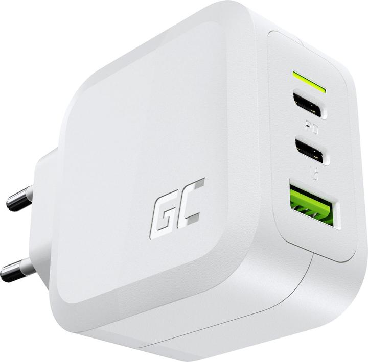 Actual product image GreenCell PowerGaN USB Chager - QuickCharge 3.0 - 3 Ports - 65W (65 W, 3 ports)