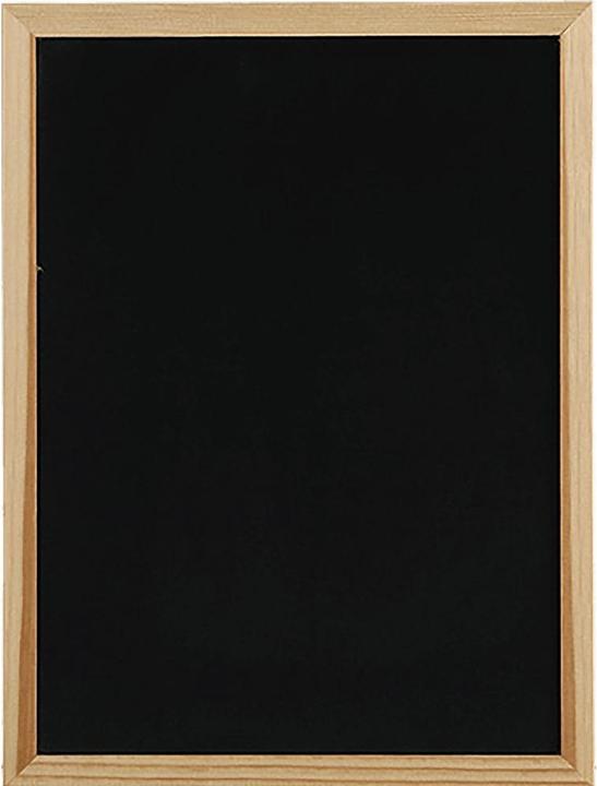Zeller Present Chalkboard/magnetic board, metal/pine (Combination board, 40 x 30 cm)