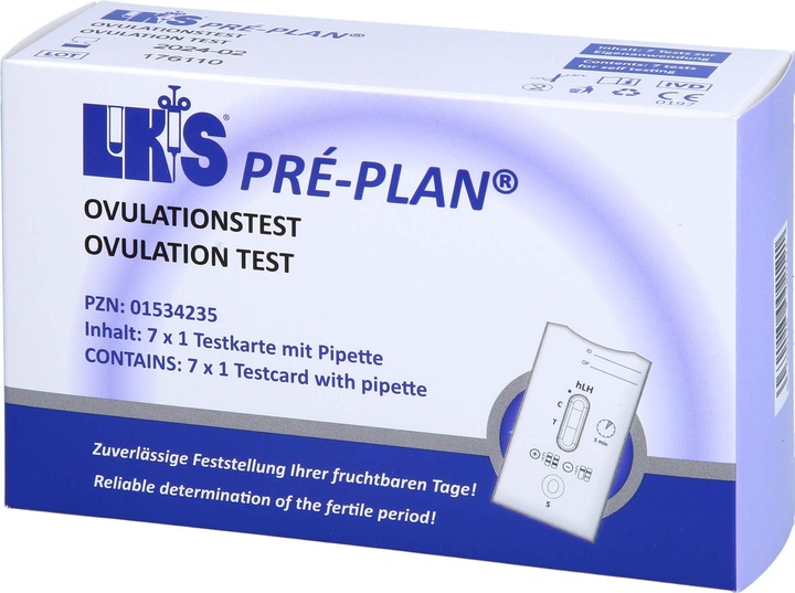 Produktbild Laboklinika Ovulationstest Pre Plan Lh