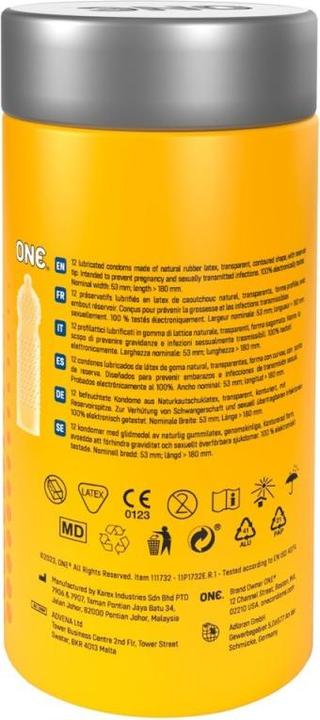 Actual product image One Super Studs" 12 studded condoms - vegan & without harmful ingredients (12 pcs.)