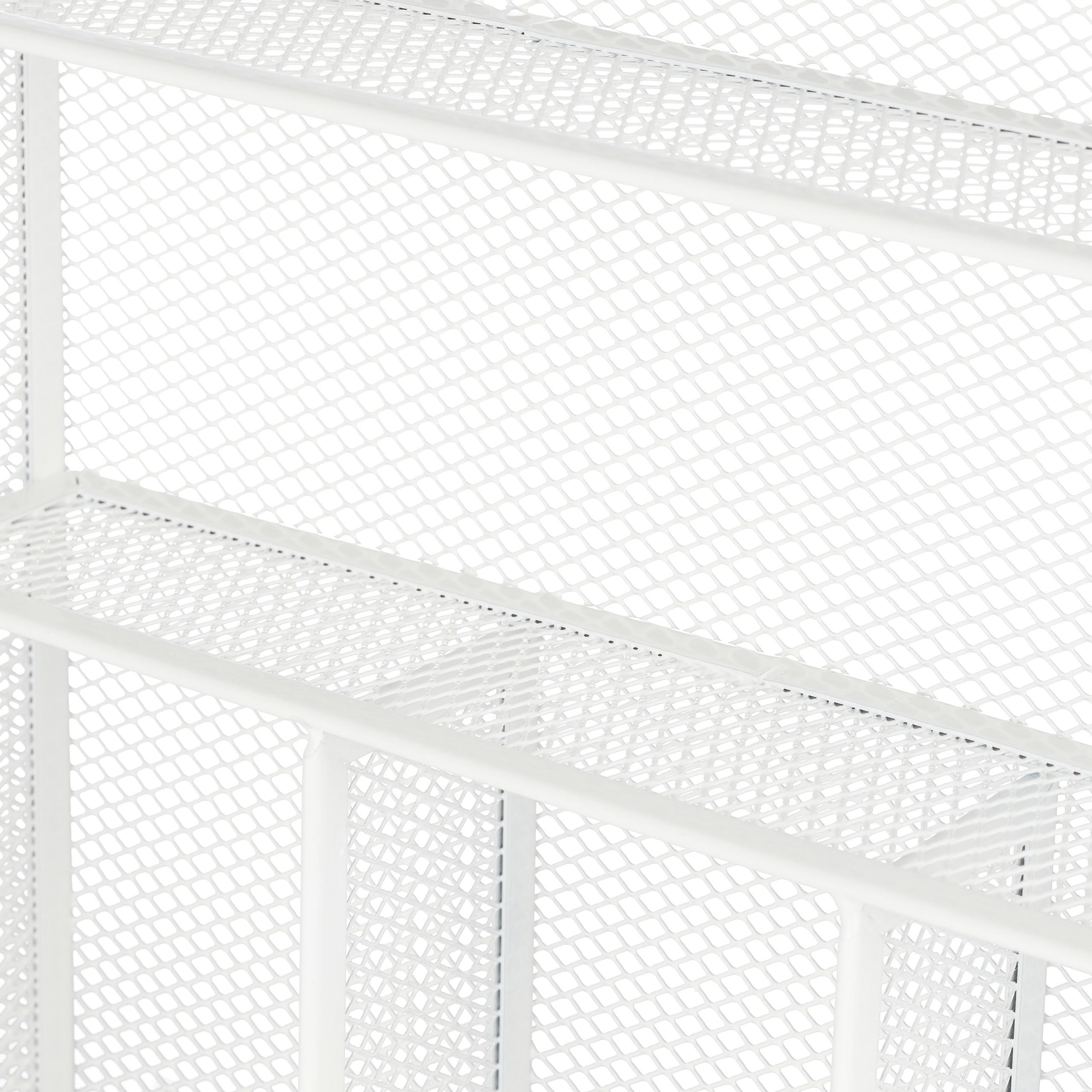 Thumbnail - Relaxdays Besteckkasten Metall, Besteckkasten, Weiss