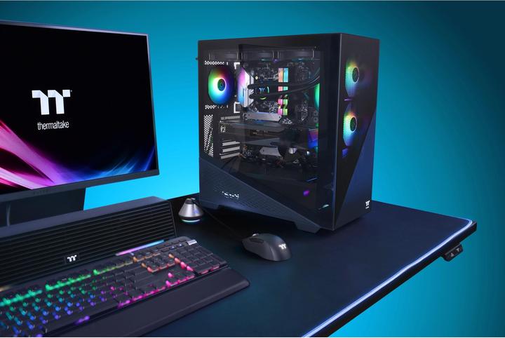 Produktbild Thermaltake Tt Divider 370 TG ARGB bk CA-1S4-00M1WN-00 (ATX, mATX, Mini-ITX)