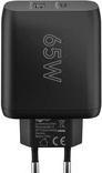 Produktbild Goobay USB-C PD Dual-Schnellladegerät 65 W schwarz (65 W)