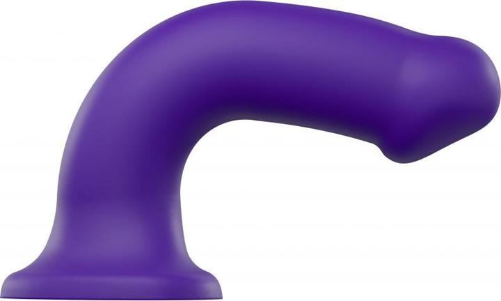 Actual product image Strap-on-me Semi-Realistic Dual Density Bendable Dildo Purple S