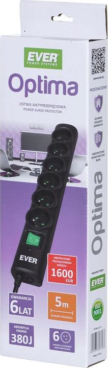 Immagine prodotto Ever Protezione dalle sovratensioni OPTIMA (6x, CEE 7/5, 5 m)