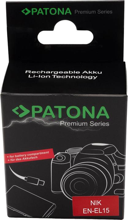 Image du produit Patona Adaptateur de batterie d'entrée USB-C EN-EL15 (Batterie de l'appareil photo)