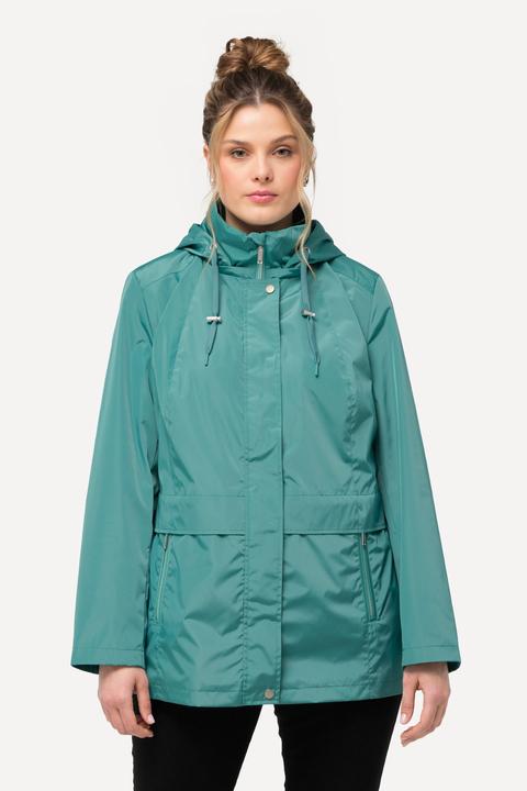 Image du produit Ulla Popken Veste HYPRAR à capuche, coupe-vent et déperlante (46, 48)