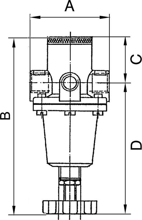 Actual product image Riegler Pressure regulator Standard Thread mm 30.93 BG III G 1 ″ 0.5 - 10 bar 5000 l/min