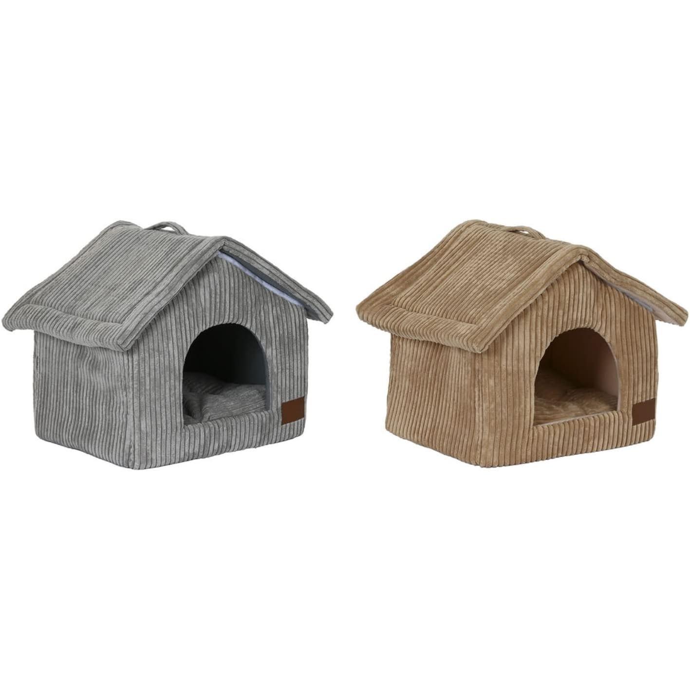 Comparer les prix de Lit pour animal domestique DKD Home Decor 40 x 33 x 38 cm 48 x 37 x 40 cm Gris Camel Aluminium 2 Unités