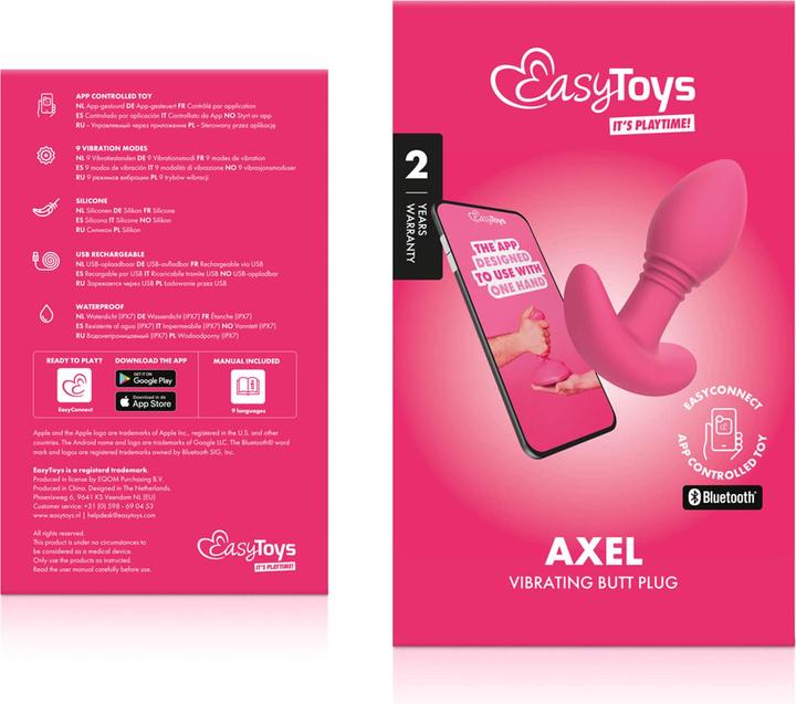 Produktbild Easytoys EasyConnect Appgesteuerter VibrationsButt Plug