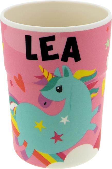 Produktbild Panda Crew Kinderbecher Name Lea