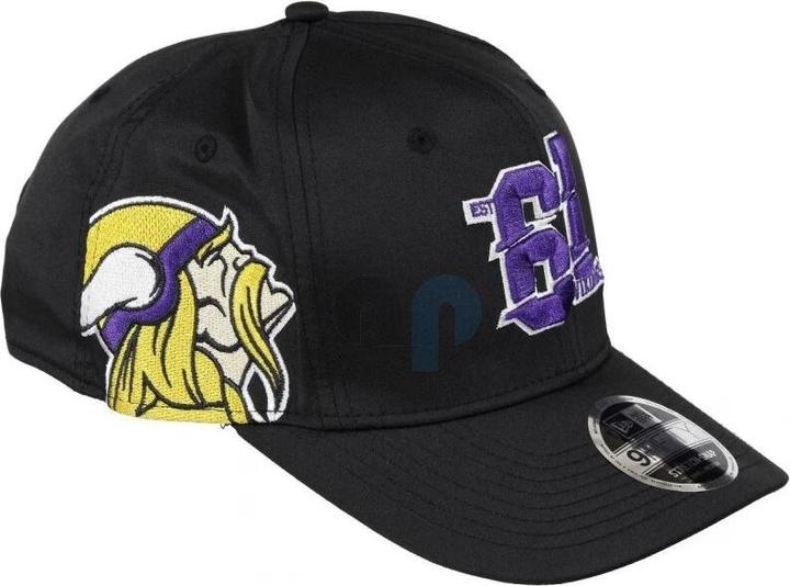Produktbild New Era NFL - Minnesota Vikings - Established Number 9Fifty Stretch Snapback Cap schwarz SM (54, 55, 56, 57)