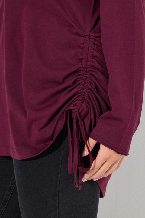 Immagine prodotto Ulla Popken Maglia classica con scritta di paillettes, scollo a girocollo e maniche lunghe (50, 52)