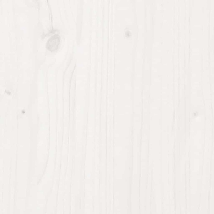 Produktbild VidaXL Kopfteil Bettkopfteil Betthaupt mit Stauraum Weiss 150cm Massivholz Kiefer