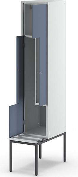 Image du produit Vestiaire Z avec banc (40 cm, 214 cm)