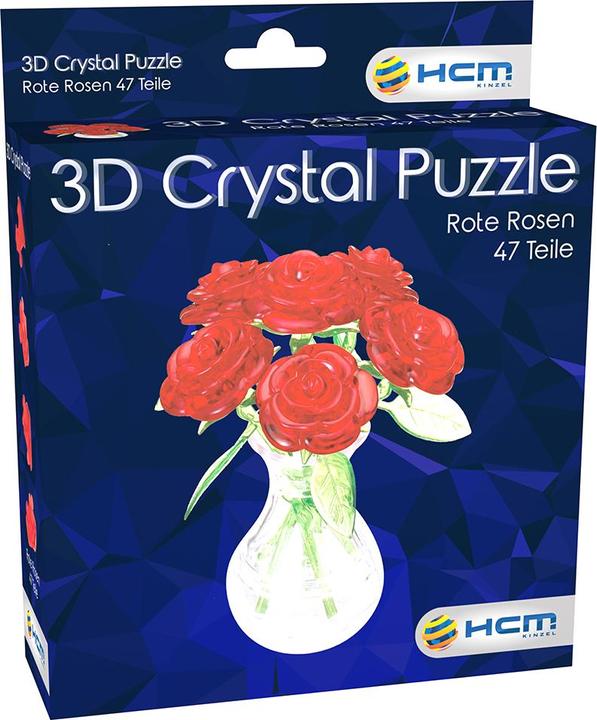 Actual product image HCM Kinzel 3D Crystal Roses (47 pieces)