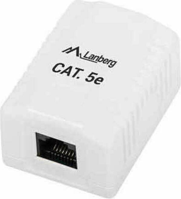 Produktbild Lanberg OU5-0001-W Steckdose RJ-45