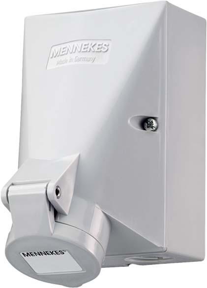 Actual product image Mennekes MEN 585 16A3P12H 50V Wall box IP44